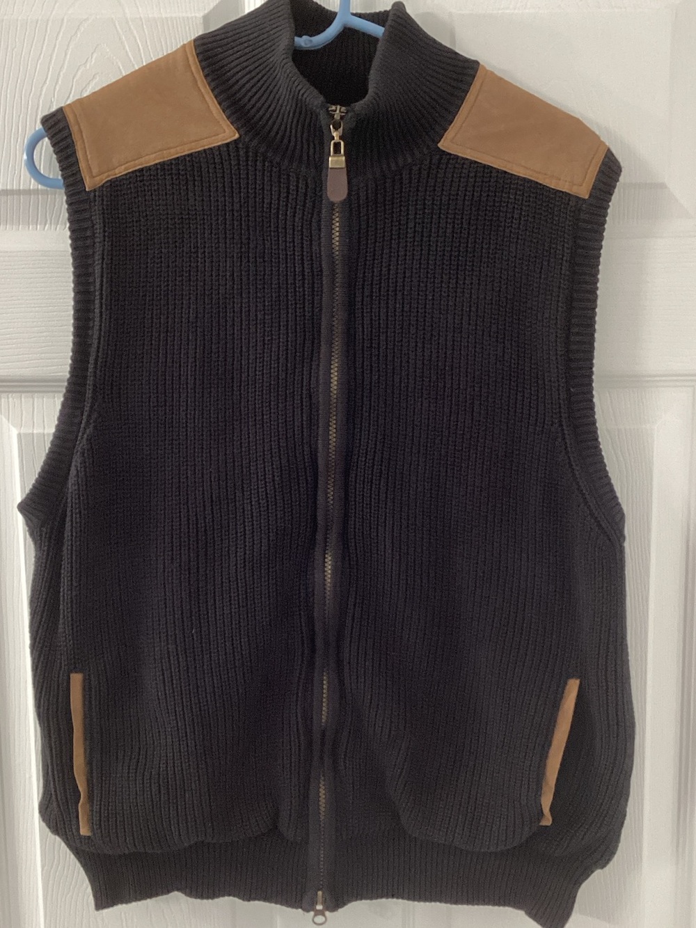 EUC Orvis Mechanics Foul -Weather Heavy Knit Vest Sz L